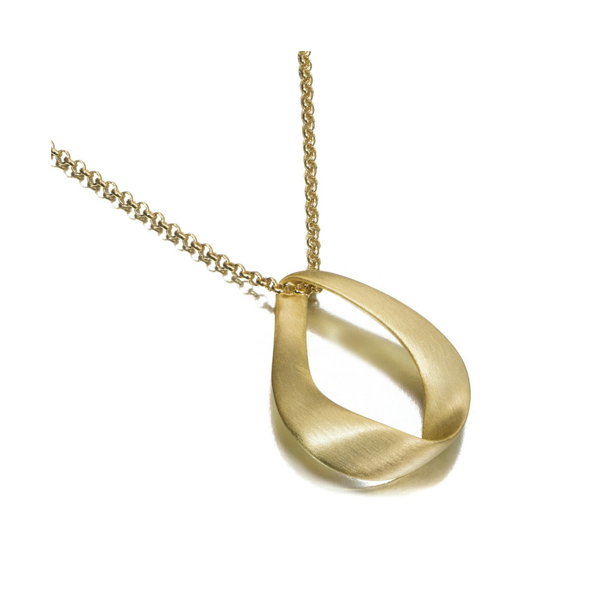 LOVE Pendant in Silver. 18k Gold Vermeil