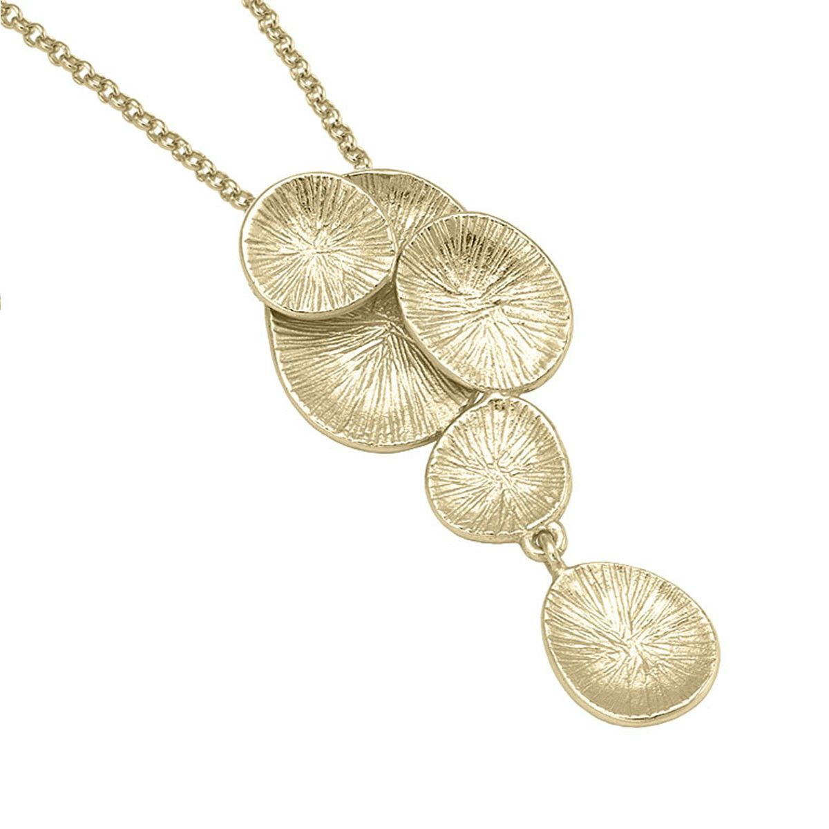 LILY Pendant in Silver. 18k Gold Vermeil LILY Pendant in Silver. 18k Gold Vermeil
