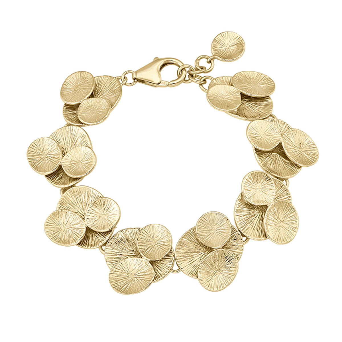 LILY Bracelet in Silver. 18k Gold Vermeil