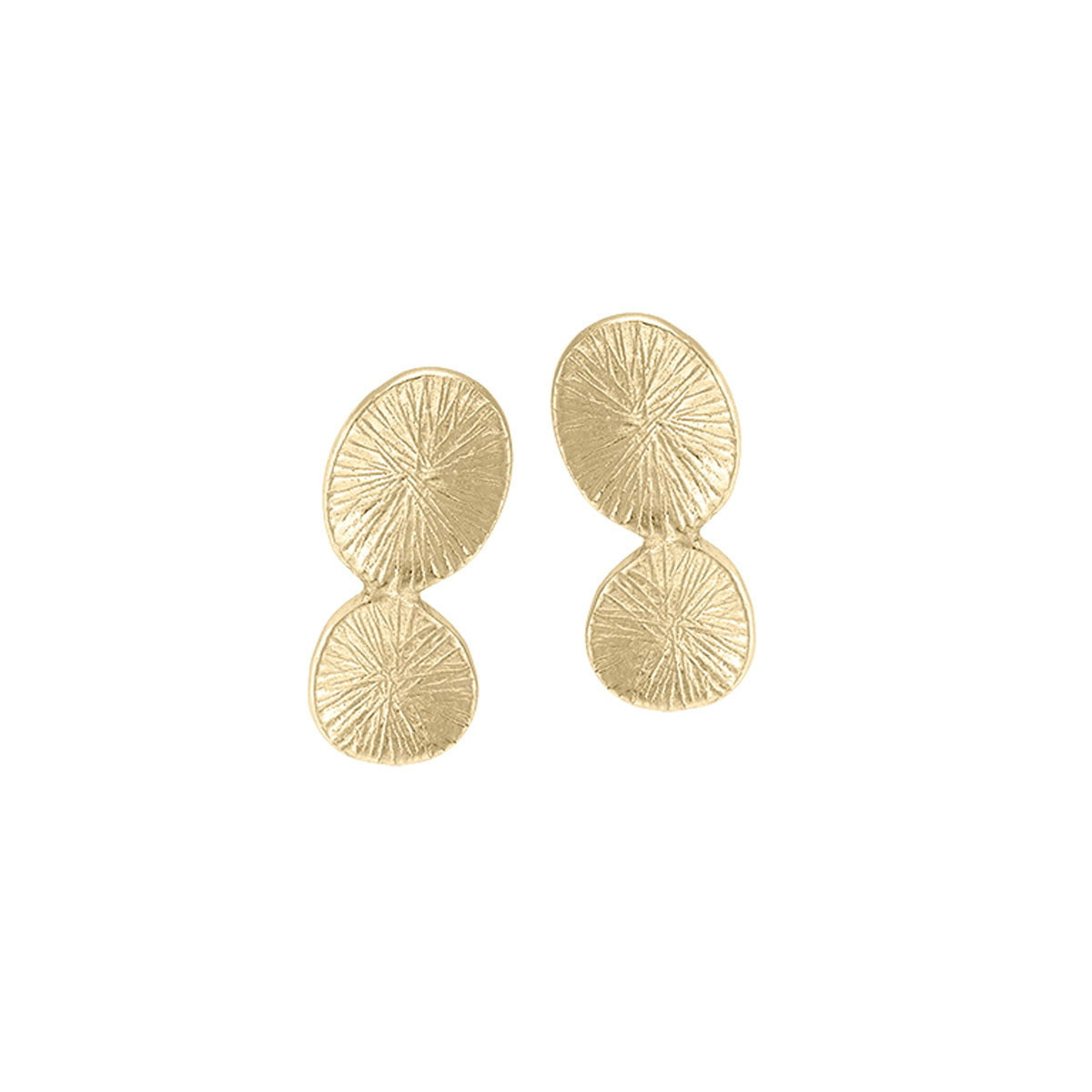 LILY Earrings in Silver. 18k Gold Vermeil