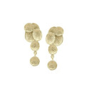 Pendientes LILY de Plata. Baño de Oro 18k