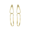 Twist Earrings in Silver. 18k Gold Vermeil
