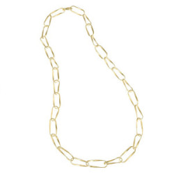 Collar Twist de Plata. Baño de Oro 18k