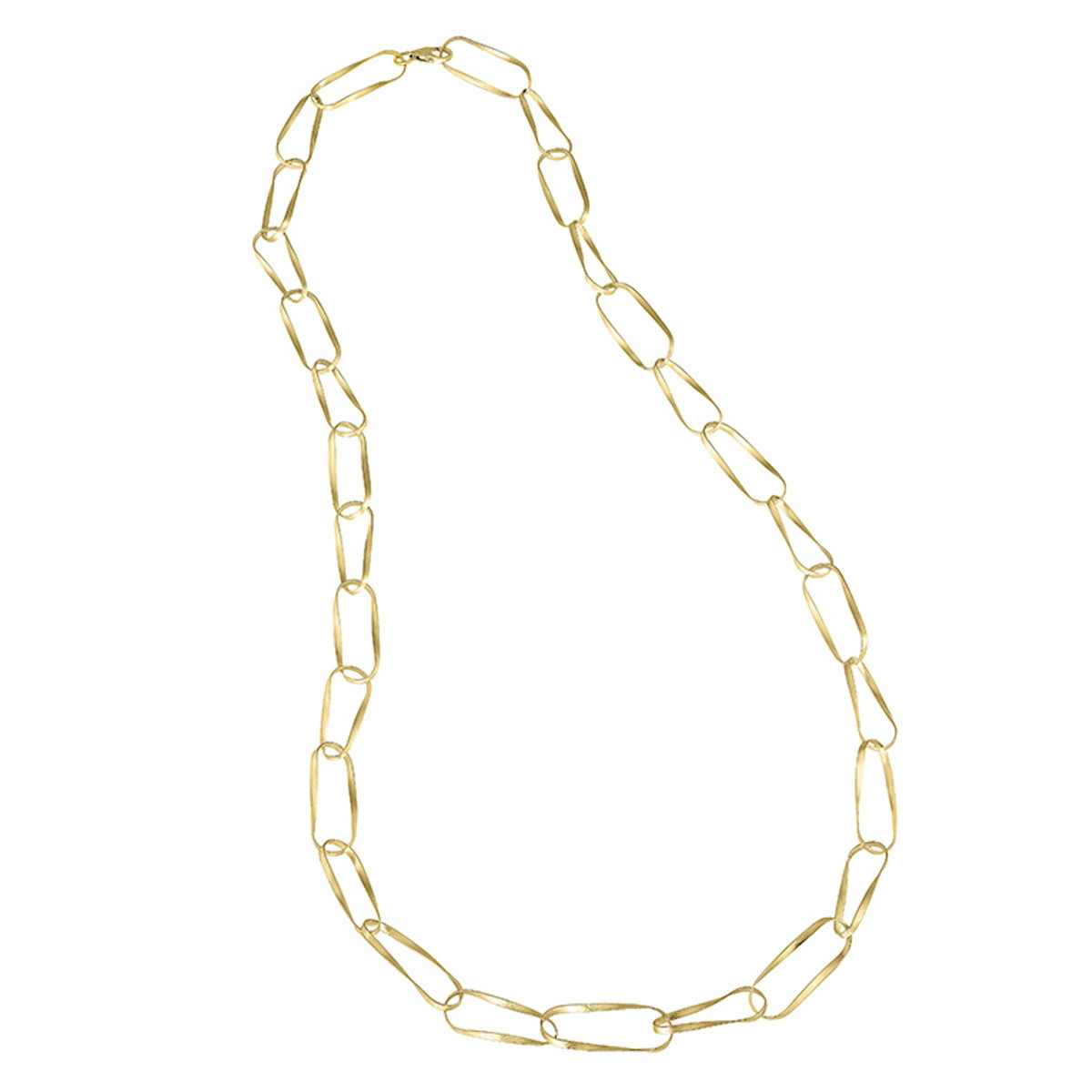 Twist Necklace in Silver. 18k Gold Vermeil