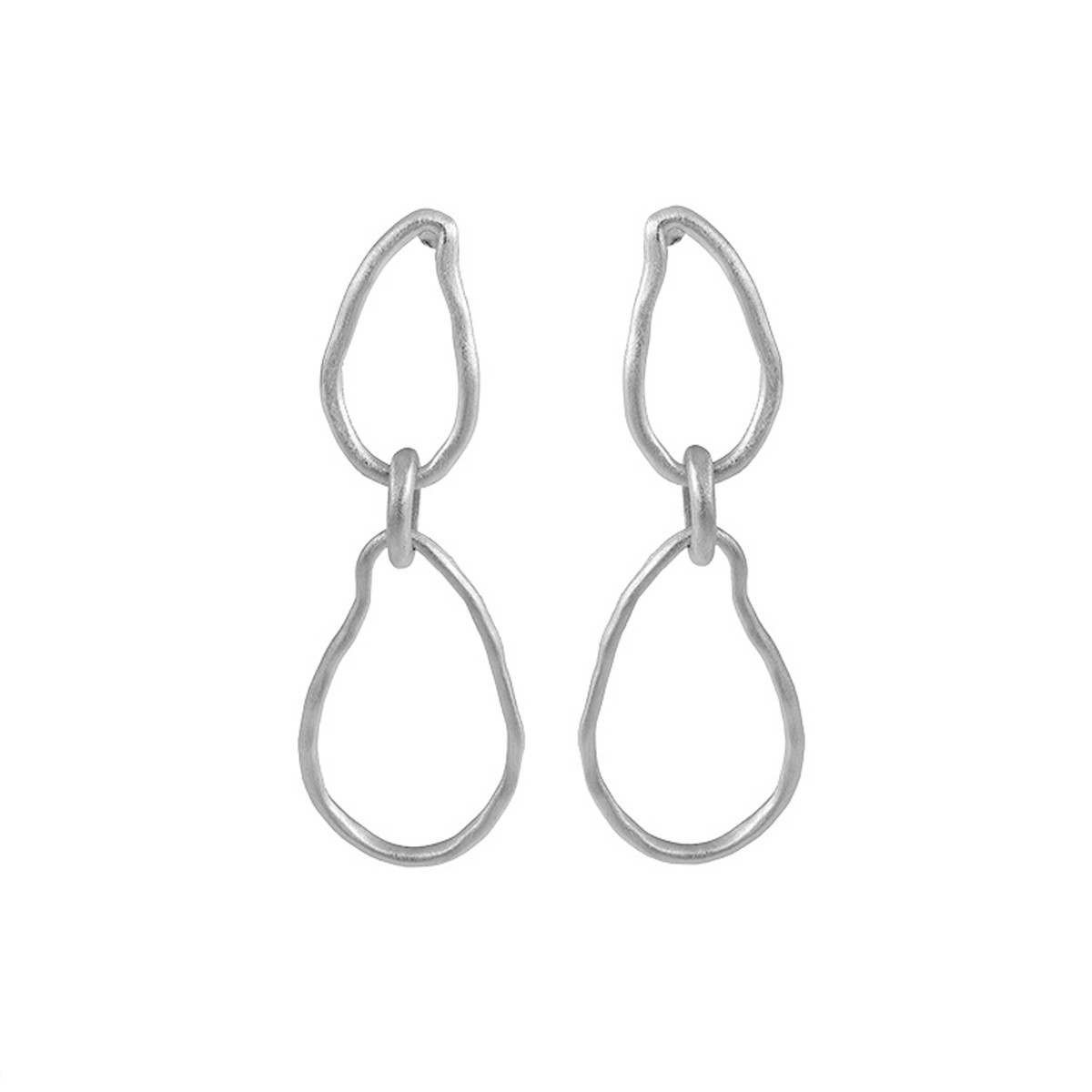 TRAIL Earrings in Silver.