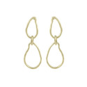 TRAIL Earrings in Silver. 18k Gold Vermeil