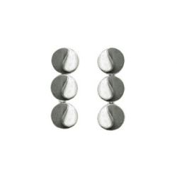 Pendientes SUN de Plata. Rutenio