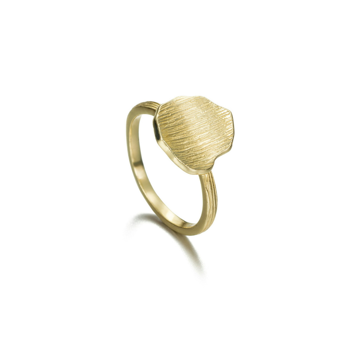 Planet Ring in Silver.  18k Gold Vermeil