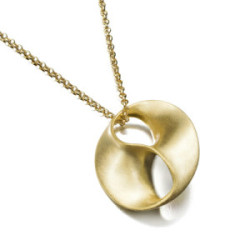 LOVE Pendant in Silver. 18k Gold Vermeil