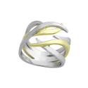 ROOTS Ring in Silver. 18k Gold Vermeil