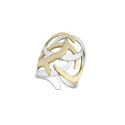 SHIELD Ring in Silver. 18k Gold Vermeil