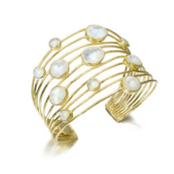 Pulsera SHADE de Plata. Baño de Oro 18k