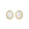 Pendientes SHADE de Plata. Baño de Oro 18k