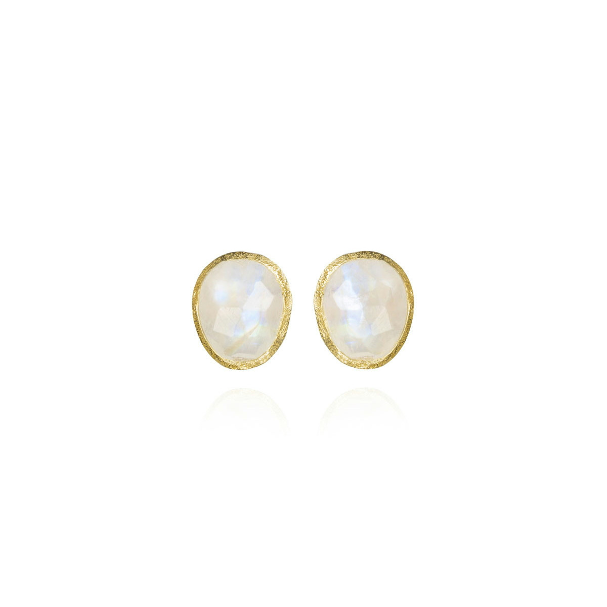 Pendientes SHADE de Plata. Baño de Oro 18k