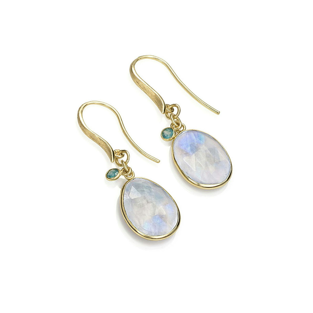 Pendientes SHADE de Plata. Baño de Oro 18k