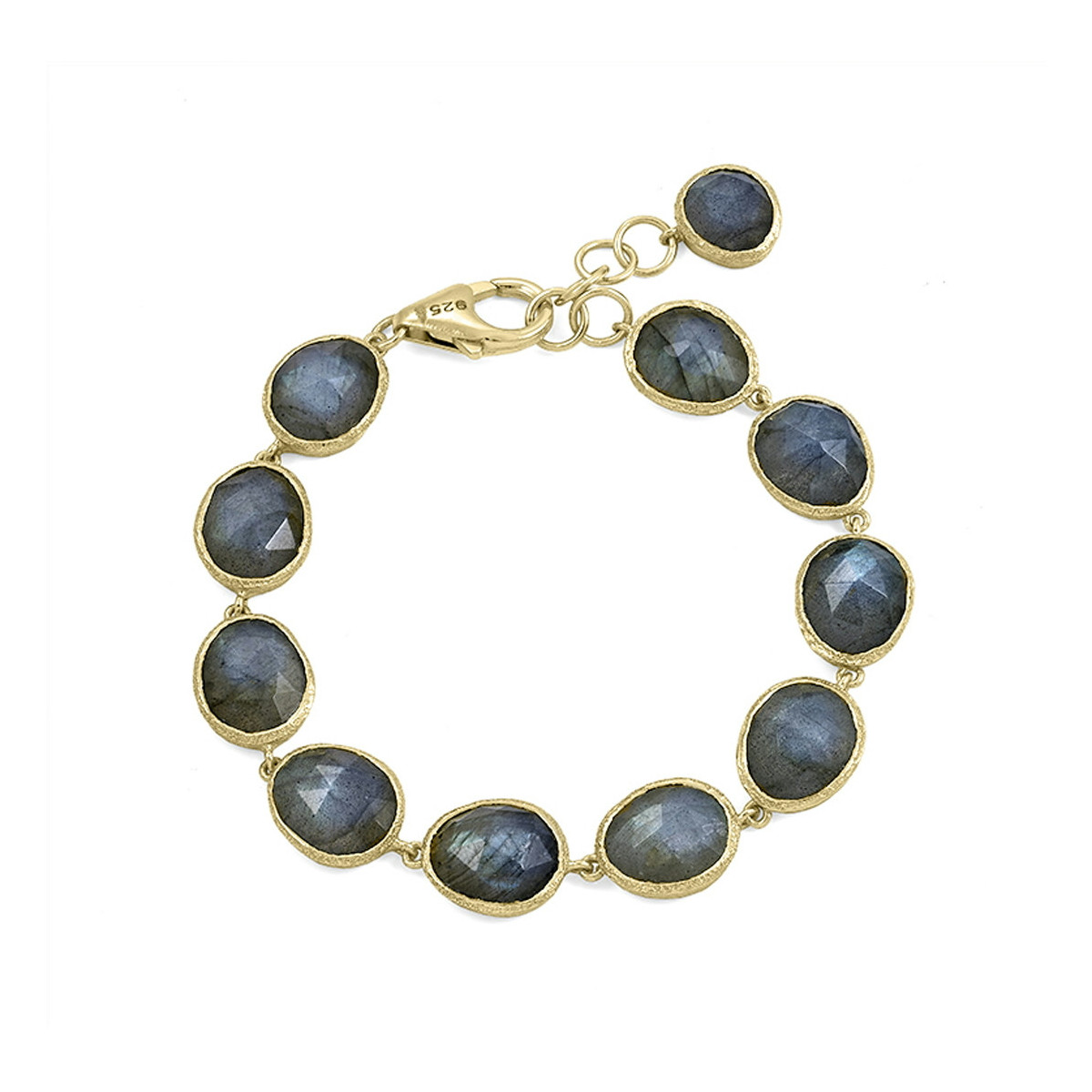 Pulsera SHADE de Plata. Baño de Oro 18k