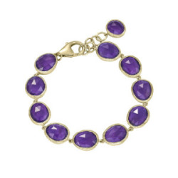 Pulsera SHADE de Plata. Baño de Oro 18k