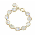 Pulsera SHADE de Plata. Baño de Oro 18k