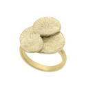 LILY Ring in Silver. 18k Gold Vermeil