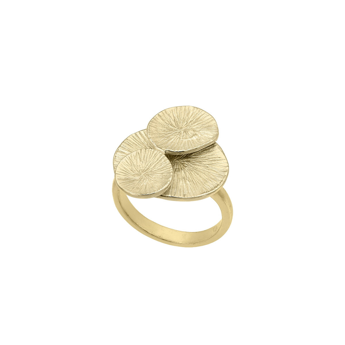 LILY Ring in Silver. 18k Gold Vermeil
