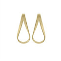 Twist Earrings in Silver. 18k Gold Vermeil