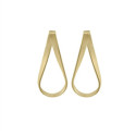 Pendientes Twist de Plata. Baño de Oro 18k