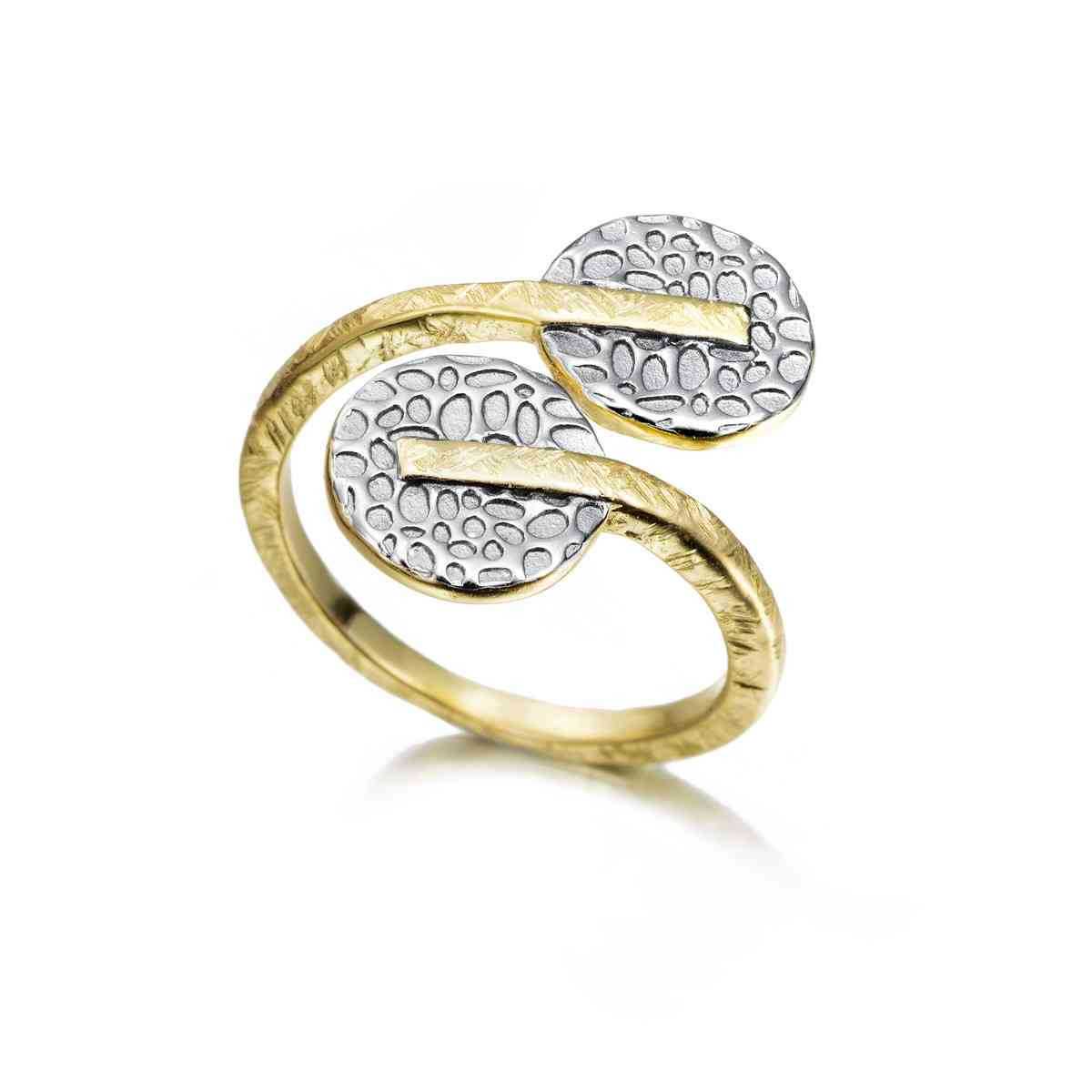 KYMBAL Ring in Silver. 18k Gold Vermeil