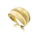 Anillo  FOREST de Plata.  Baño de Oro 18k