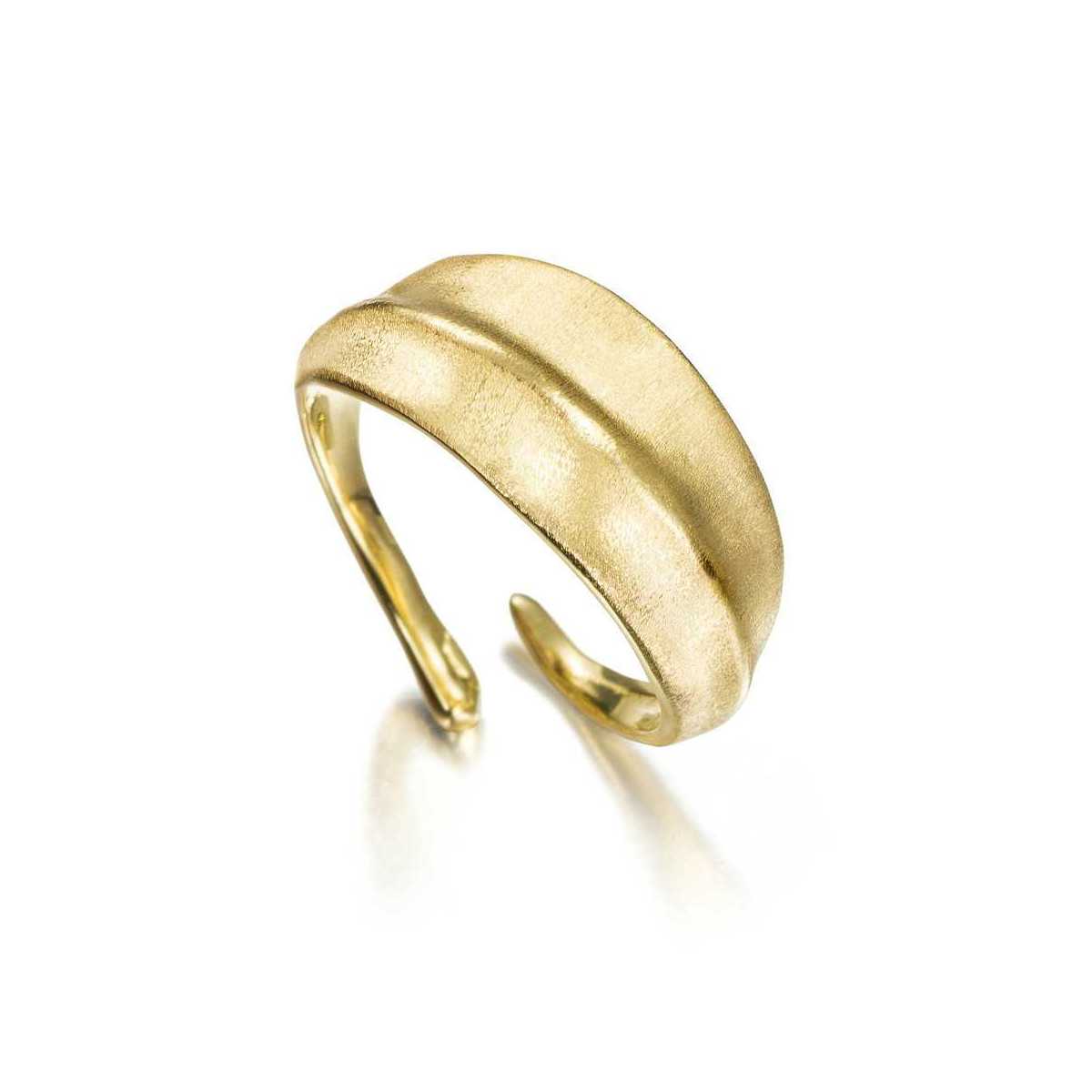 Anillo  FOREST de Plata.  Baño de Oro 18k