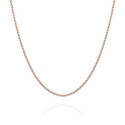 Chain in Silver 45 cm. Rose Gold