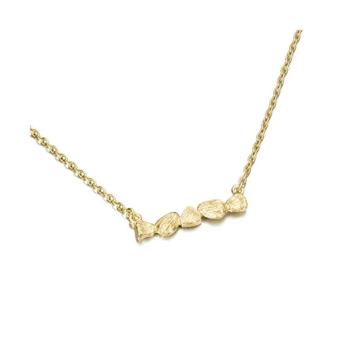 NUGGETS Necklace in Silver. 18k Gold Vermeil