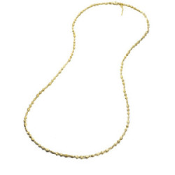 Collar NUGGETS de Plata. Baño de Oro 18k