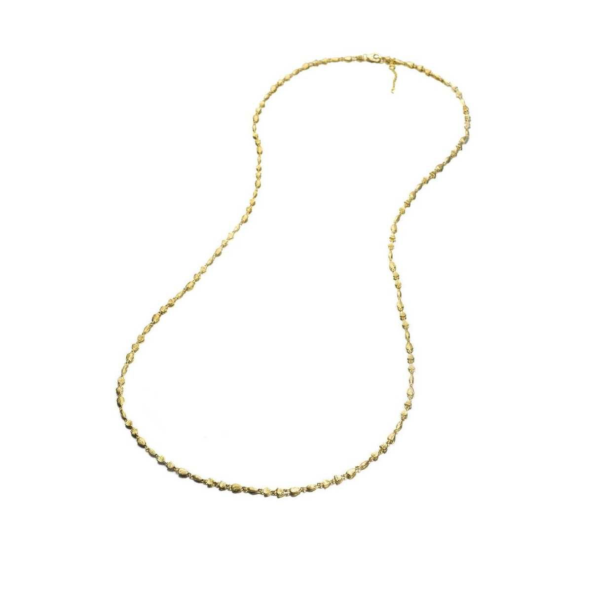 NUGGETS Necklace in Silver. 18k Gold Vermeil