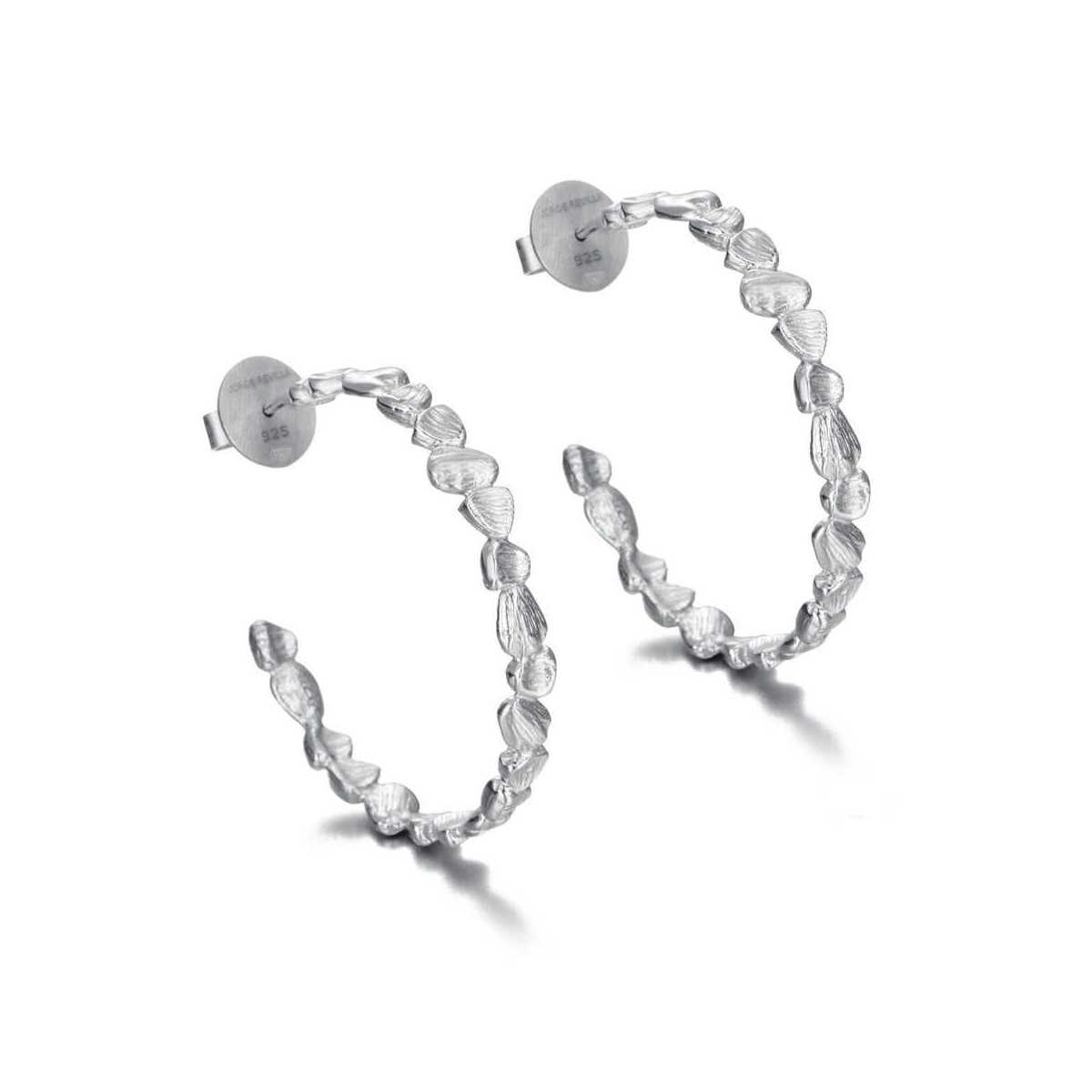 NUGGETS Earrings in Silver.