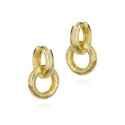 NUGGETS Earrings in Silver. 18k Gold Vermeil