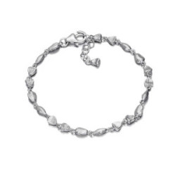 NUGGETS Bracelet in Silver.