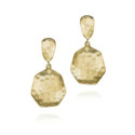 Pendientes ESSENTIAL de Plata.  Baño de Oro 18k