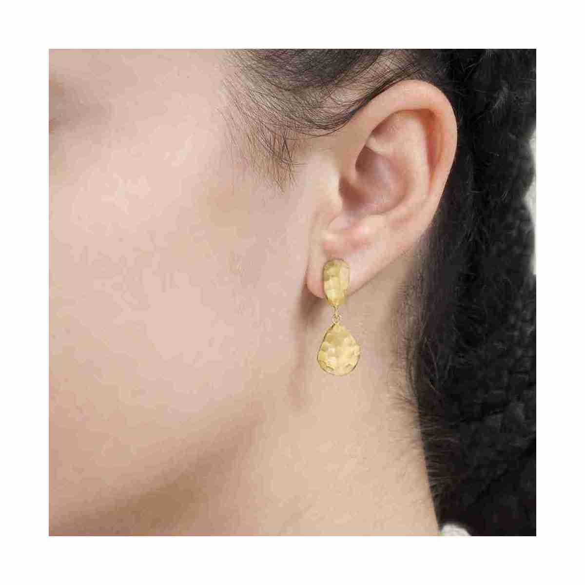 ESSENTIAL Earrings in Silver. 18k Gold Vermeil