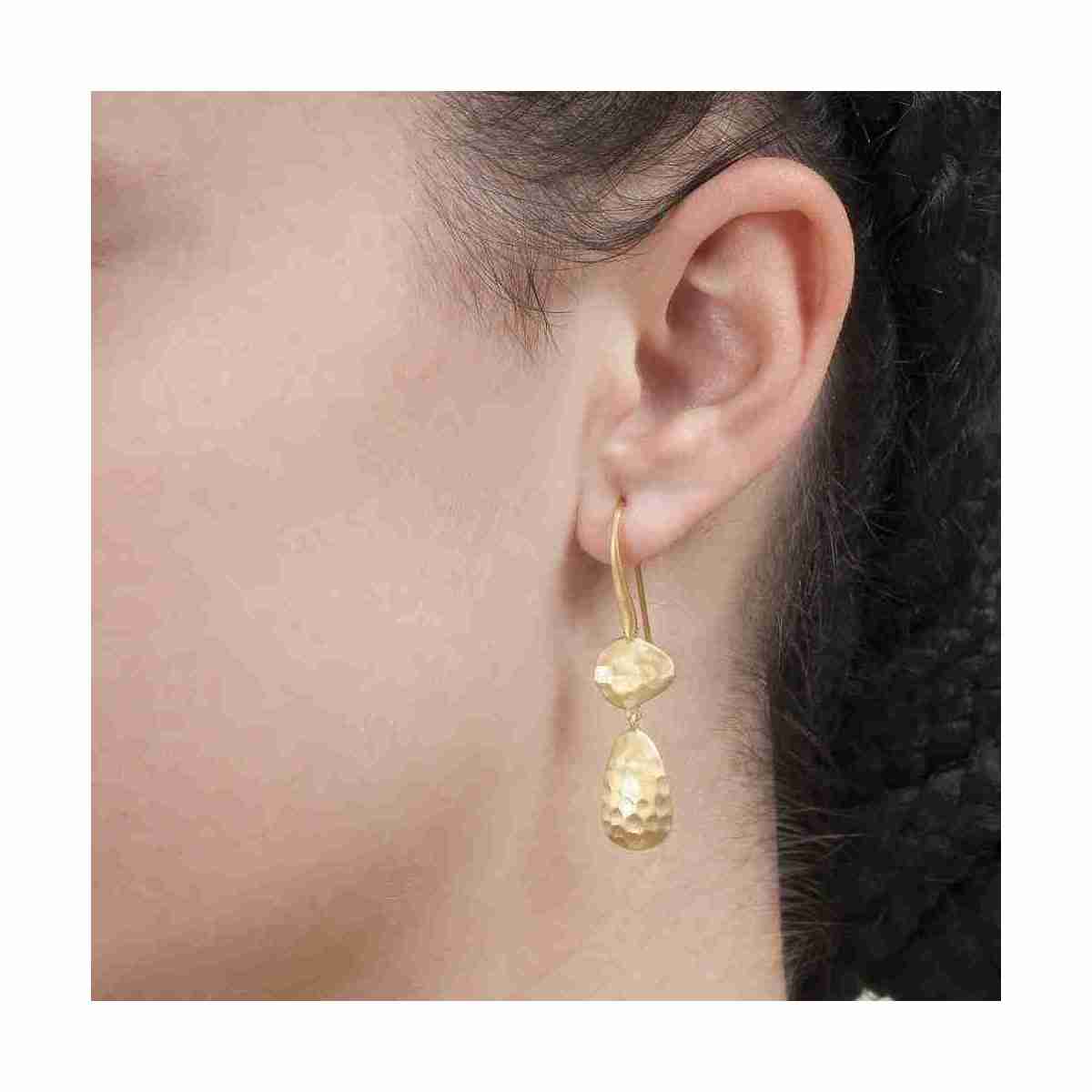 ESSENTIAL Earrings in Silver. 18k Gold Vermeil