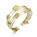 ESSENTIAL  Bangle in Silver. 18k Gold Vermeil