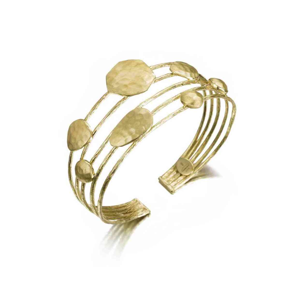 ESSENTIAL  Bangle in Silver. 18k Gold Vermeil