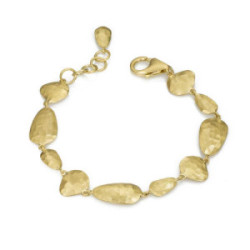 Pulsera ESSENTIAL de Plata.  Baño de Oro 18k