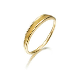 Anillo ODYSSEY de Plata. Baño de Oro 18k