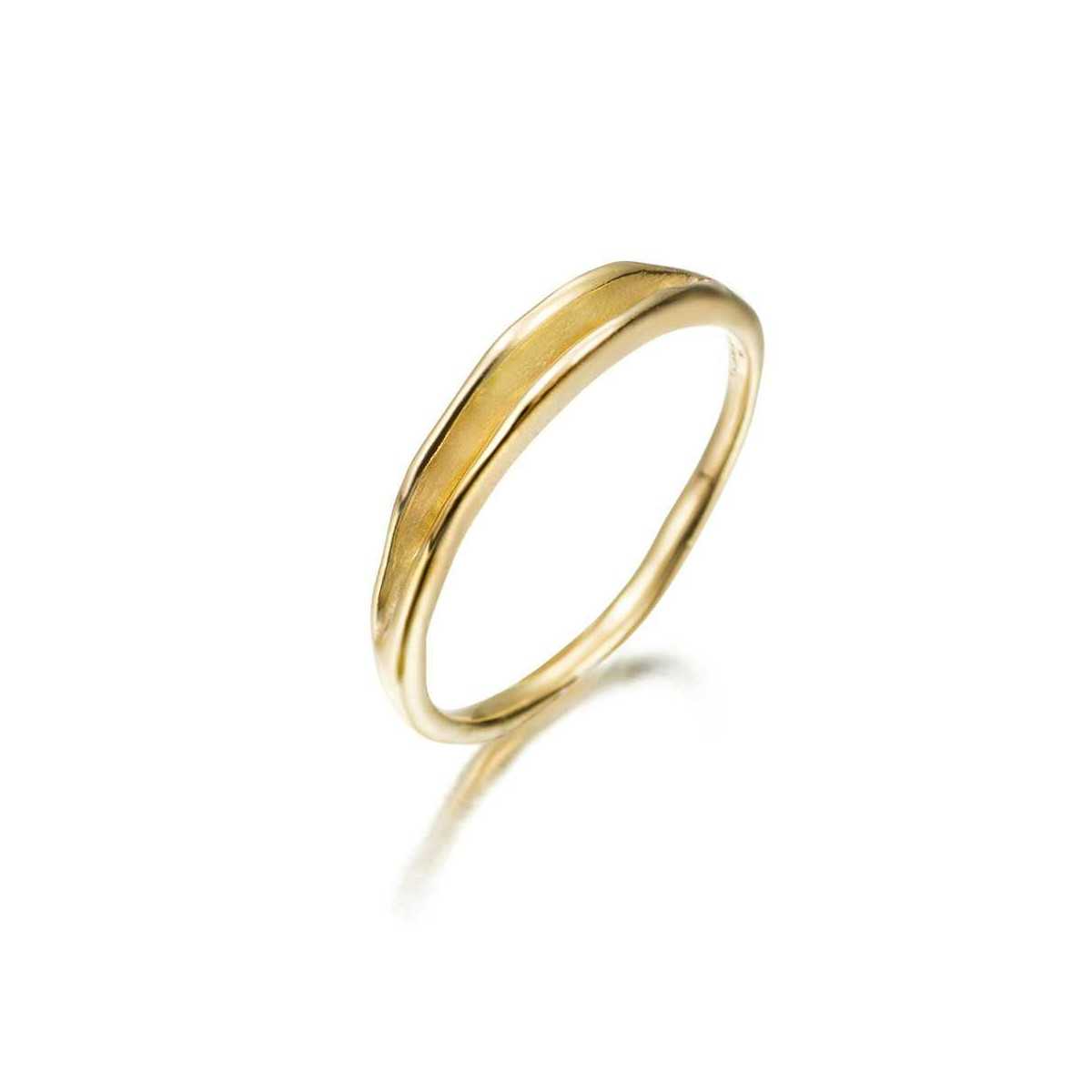 ODYSSEY Ring in Silver. 18k Gold Vermeil