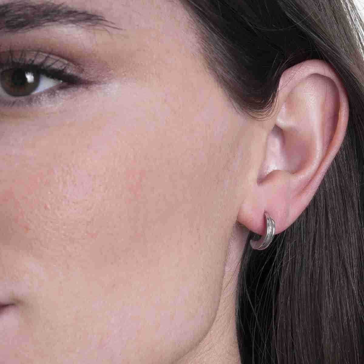 ODYSSEY Earrings  in Silver.