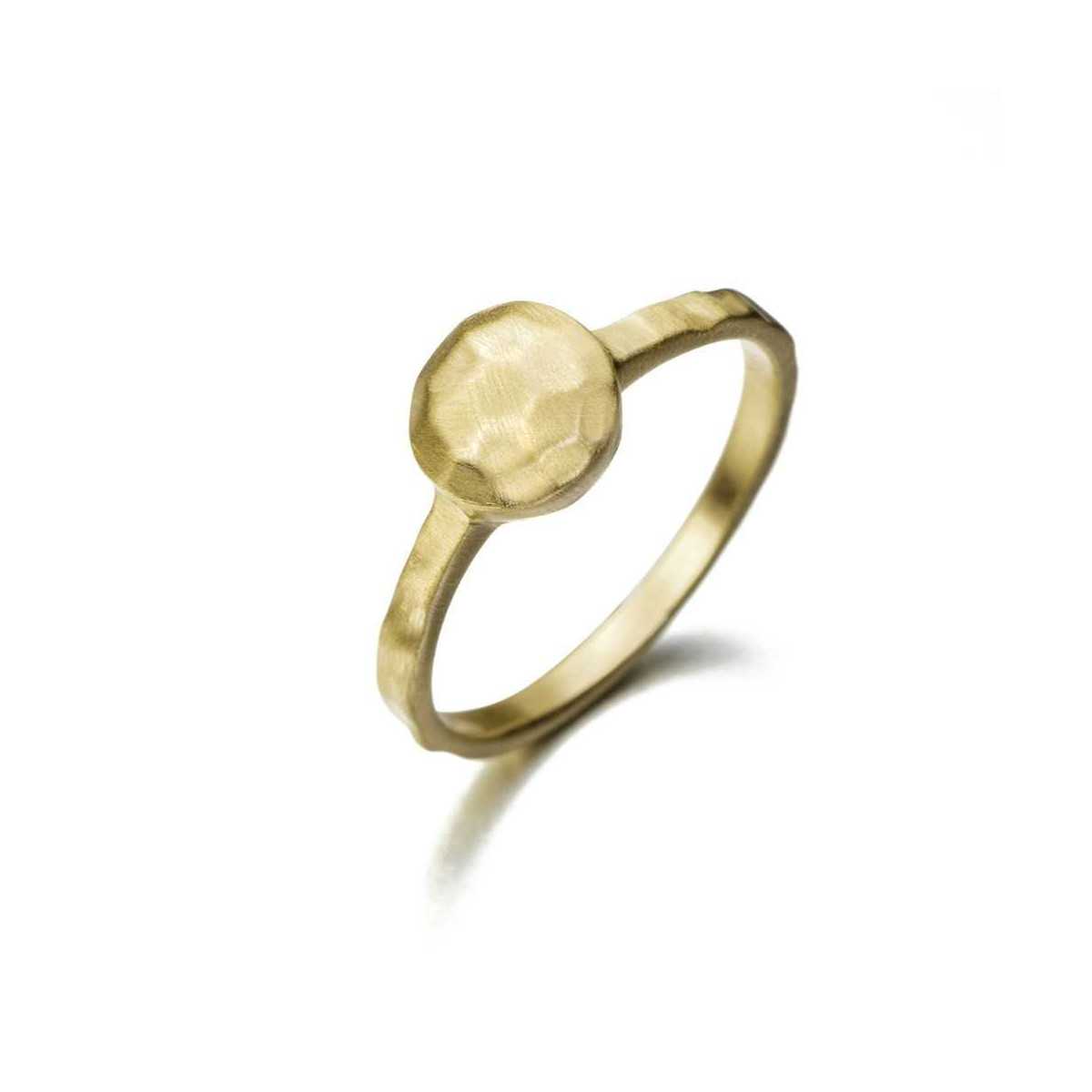 Anillo ESSENTIAL de Plata. Baño de Oro 18k