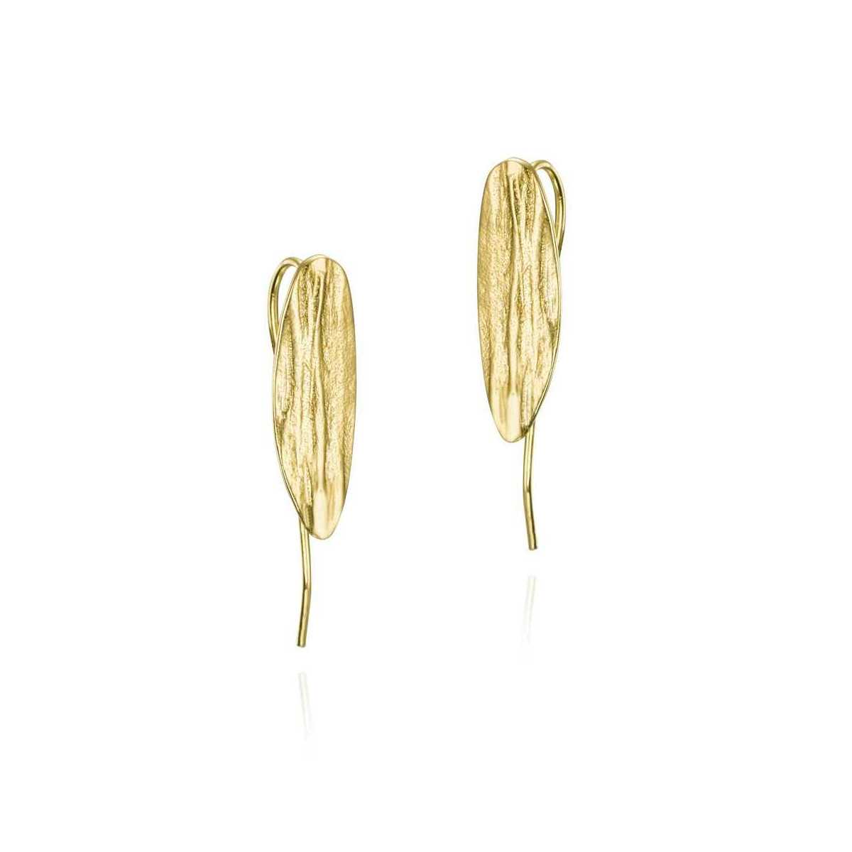 Pendientes ARIZONA de Plata.  Baño de Oro 18k