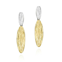 Pendientes ARIZONA de Plata.  Baño de Oro 18k