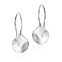 AQUA Earrings  in Silver.