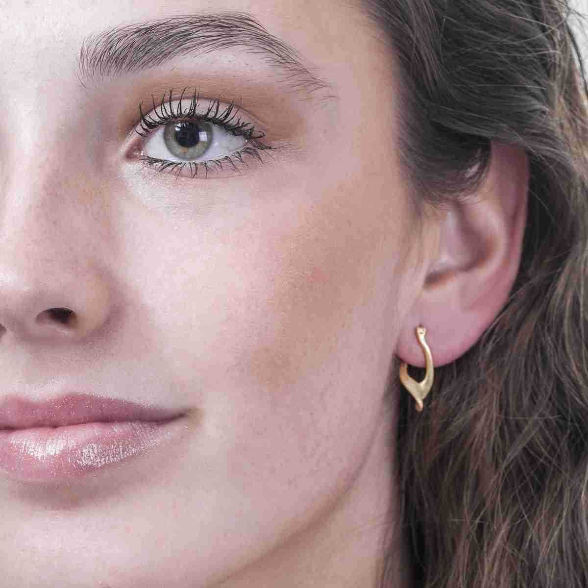 LOVE Earrings in Silver. 18k Gold Vermeil